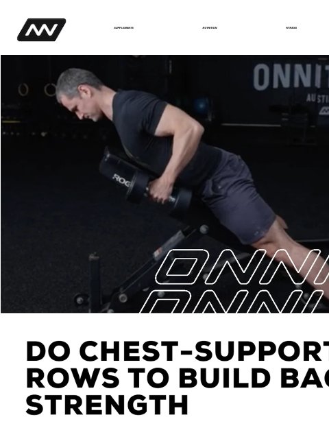 The chest-supported row can spare your lower back while overloading your upper and middle back. SUPPLEMENTS NUTRITION FITNESS APPAREL If you've been curious about steel mace training but don't