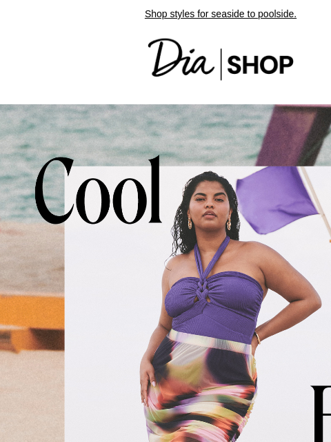 Shop styles for seaside to poolside.​ Dia & Co Shop Style freedom through a life well-lived. TOPS DRESSES NEW ARRIVALS SALE Recipient: brands.news.subscription@gmail.com View in Your Browser Our