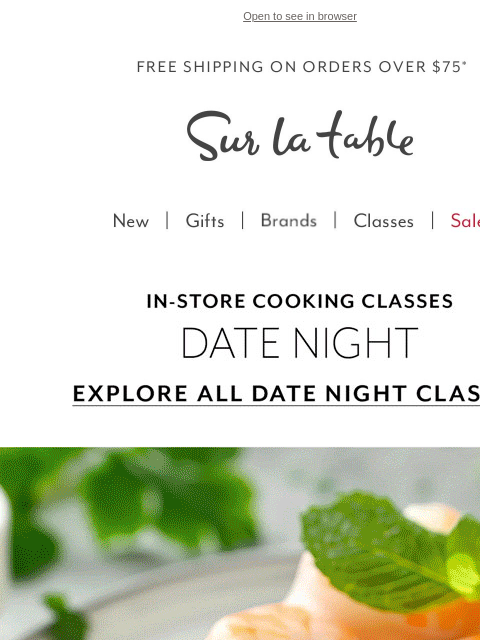 surlatable newsletter: Turn Up the Heat 🔥 Date Night Just Got Delicious
