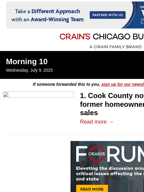 crainalerts newsletter: Lawsuit over tax sales gets class-action status