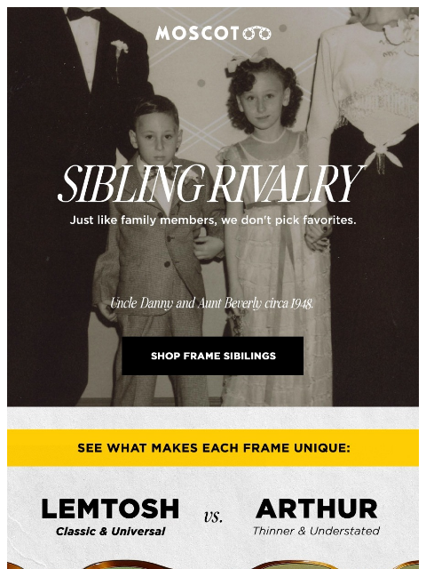 moscot newsletter: Good Genes Run In The Family!