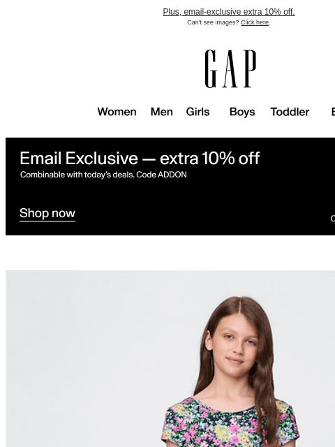 gap newsletter: NEW ARRIVALS ARE IN