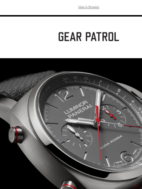 gearpatrol newsletter: Panerai Honors Its Partnership with Luna Rossa wit...