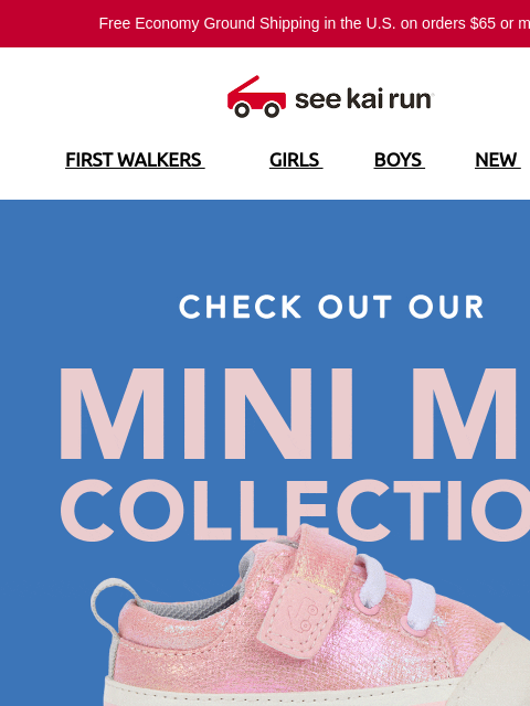 seekairun newsletter: Mini Me Drop! Matching Sneakers for Littles & Litt...
