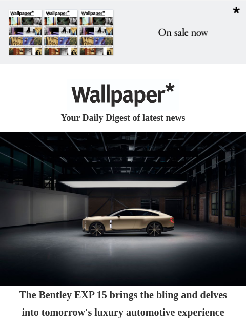 futureplc newsletter: Bentley's electric future