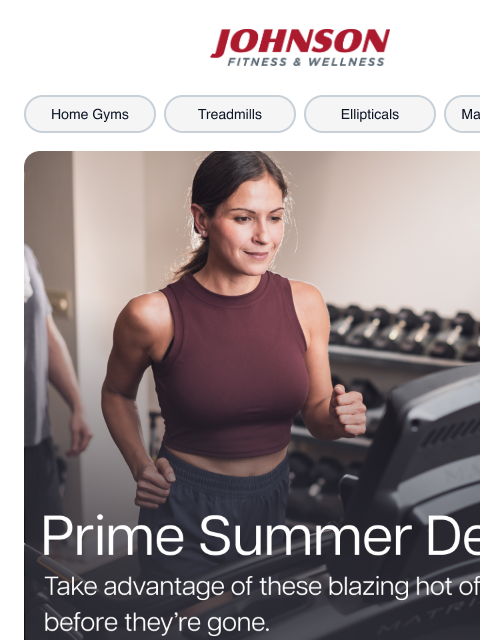 johnsonfit newsletter: Don’t miss these prime fitness savings! 