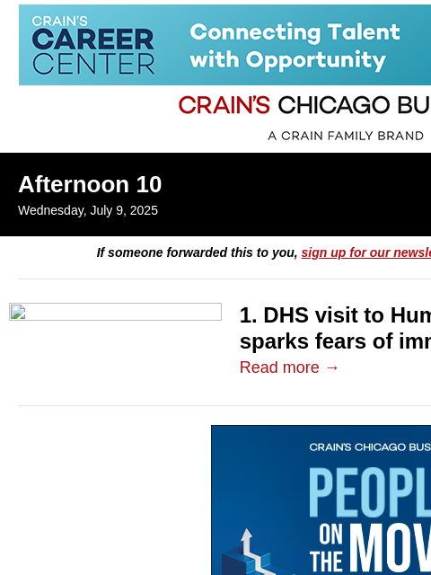 crainalerts newsletter: Fears of immigration raids grow