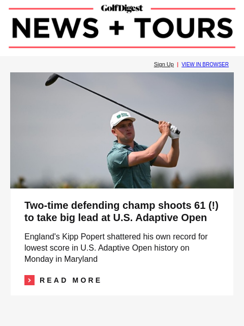 golfdigest newsletter: Every Hole at Royal Portrush
