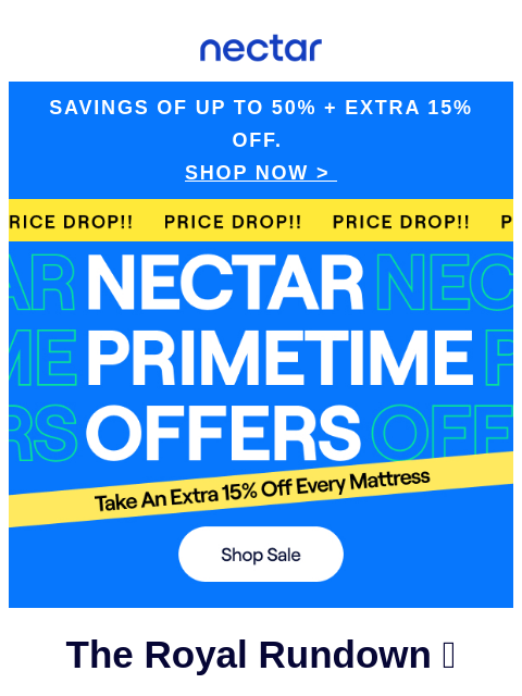nectarsleep newsletter: Save an EXTRA $187 on a Luxe Foam Queen. Ends Frid...