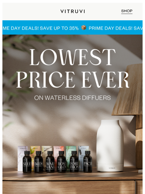 vitruvi newsletter: Don’t Miss Our Lowest Prices EVER 🌬️