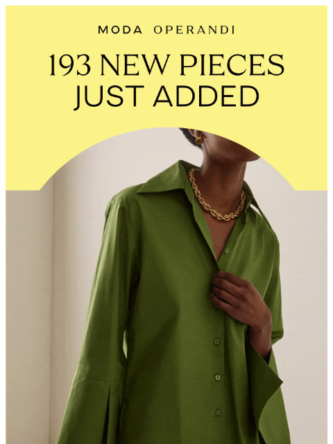 modaoperandi newsletter: Your weekly refresh is here