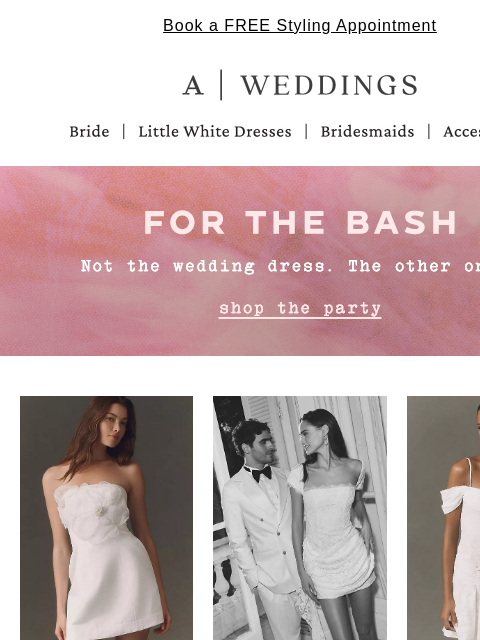 anthropologie newsletter: Dresses are a party 🎉