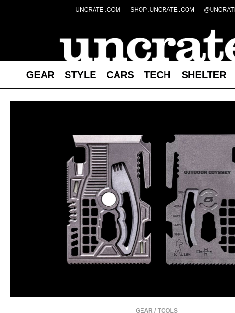 uncrate newsletter: TitanSnap Magnetic Titanium Multitool Card Deck & ...