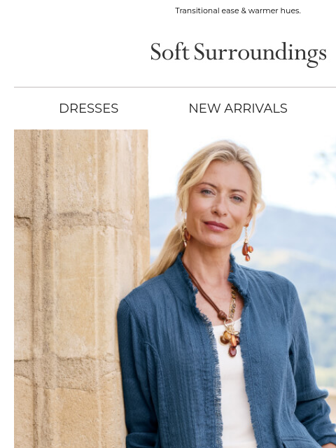 softsurroundings newsletter: Artful New Arrivals