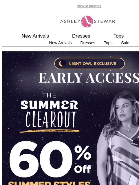 ashleystewart newsletter: 🦉Night Owl — First Look, before anyone