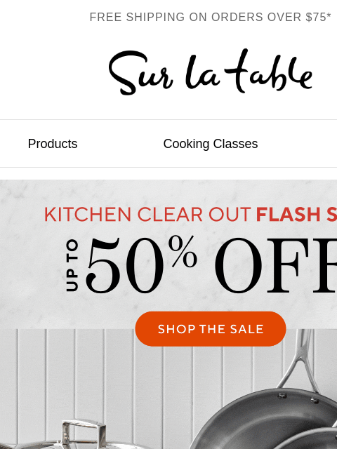 surlatable newsletter: 🍳 Up to 50% Off Kitchen Essentials