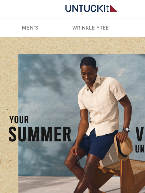 untuckit newsletter: Get Into the Swing of Summer ☀️🎉