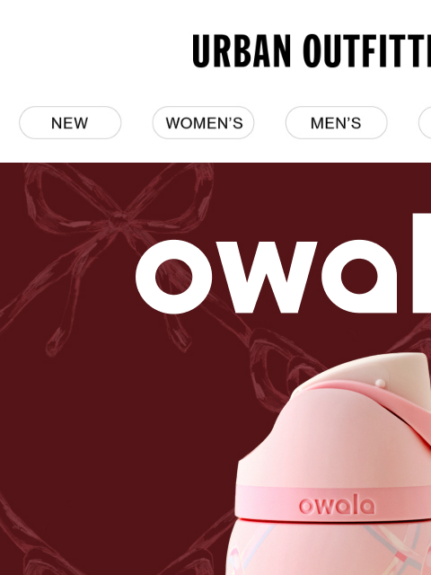 urbanoutfitters newsletter: 🎀 Back In Stock! Owala Sugar Plum Fairy 🎀