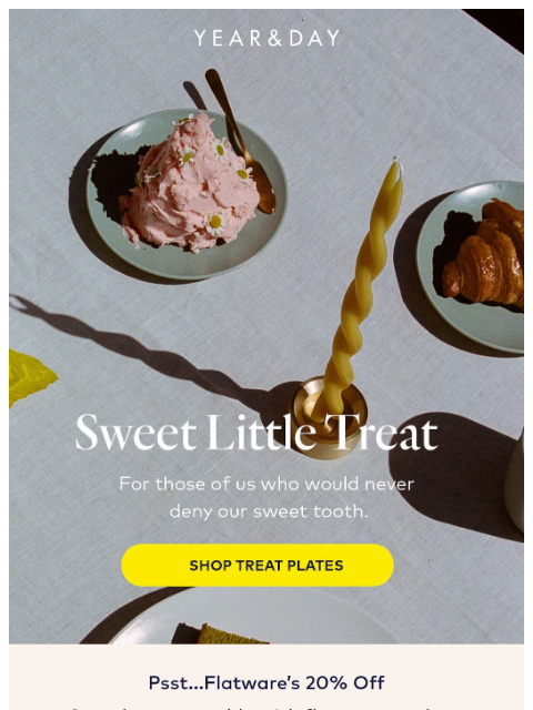 yearandday newsletter: Little plate, big treat