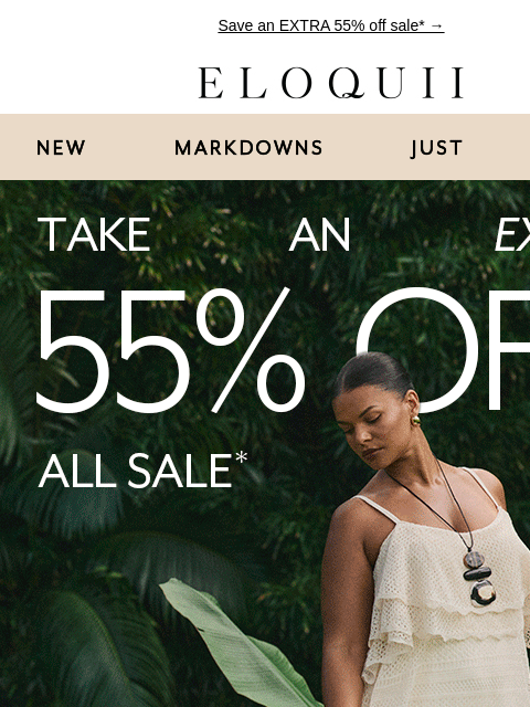 eloquii newsletter: OMG, SALE ON SALE