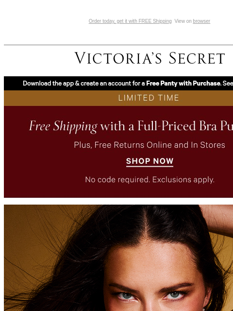 victoriassecret newsletter: FlexFactor—Better (& Sexier) Than Braless