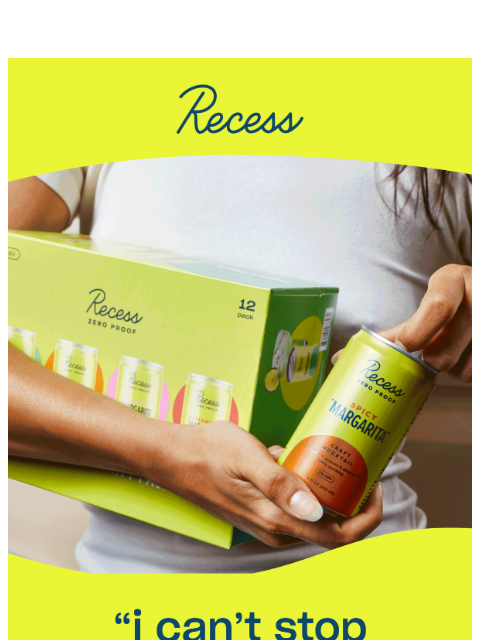 takearecess newsletter: people ❤️‍🔥 mini margs