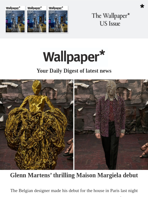 futureplc newsletter: Glenn Martens’ Maison Margiela debut unmasked