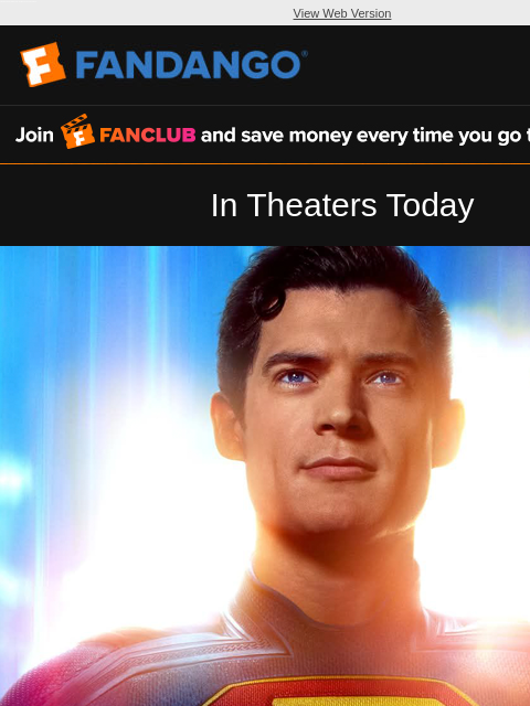 fandango newsletter: Don’t Miss Superman 