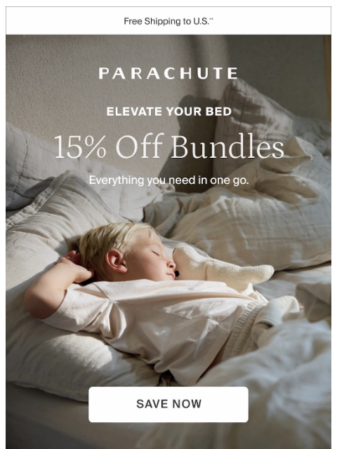 parachutehome newsletter: Up to 15% Off →