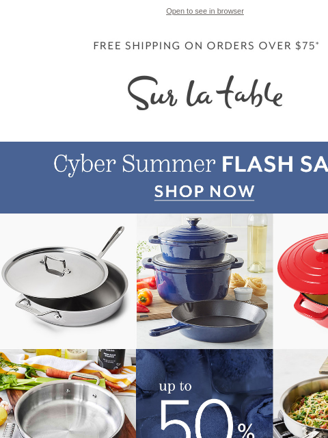 surlatable newsletter: 🕶️ Hot Deals, Cool Prices—Up to 50% OFF!