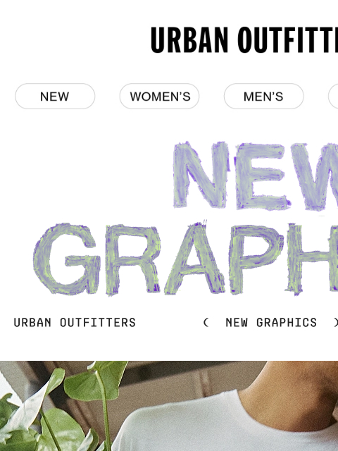 urbanoutfitters newsletter: new · summer · graphics