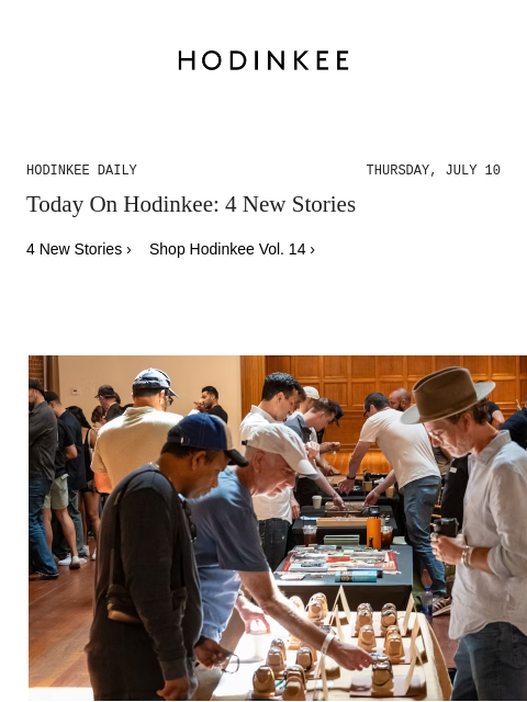 hodinkee newsletter: Hodinkee Daily | 07/10/2025