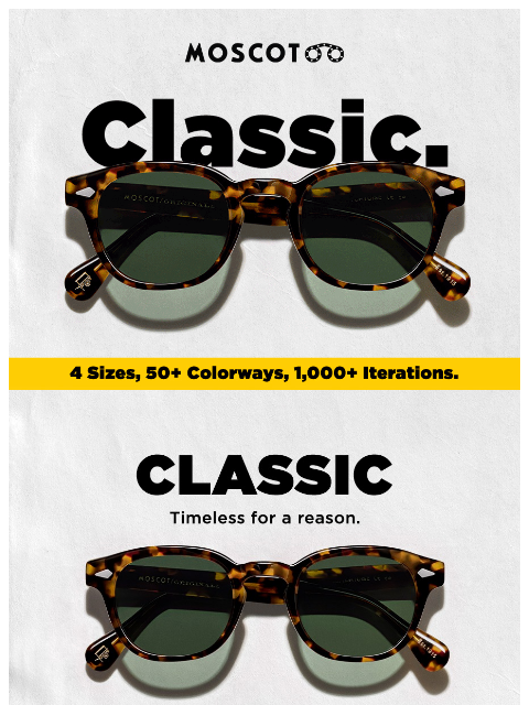 moscot newsletter: Classic or Elevated?