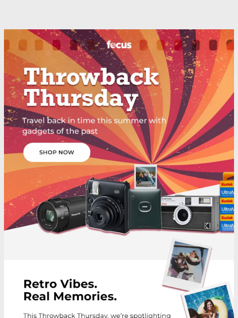 focuscamera newsletter: 📸 Vintage Vibes. Real Memories.