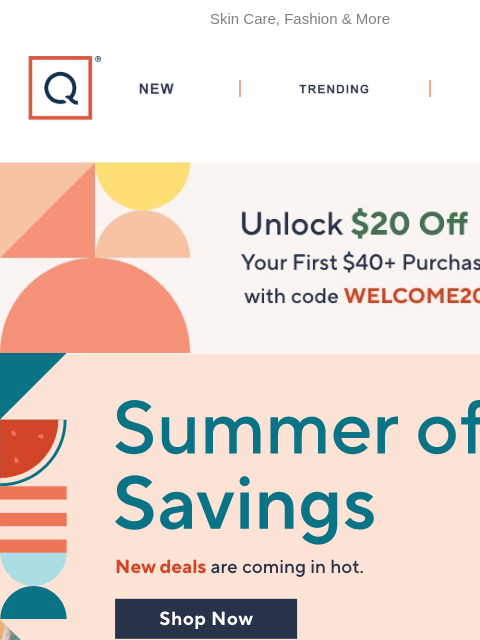 qvcemail newsletter: We Just Dropped New Deals