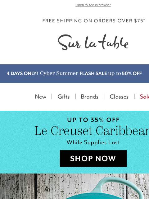 surlatable newsletter: Le Creuset? Run, Don’t Walk 🏃‍♀️ 