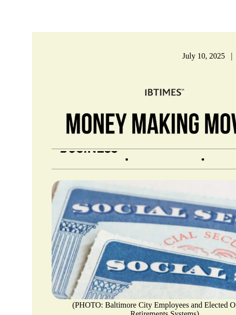 beehiiv newsletter: Will Trump’s New Bill End Taxes on Your Social Sec...