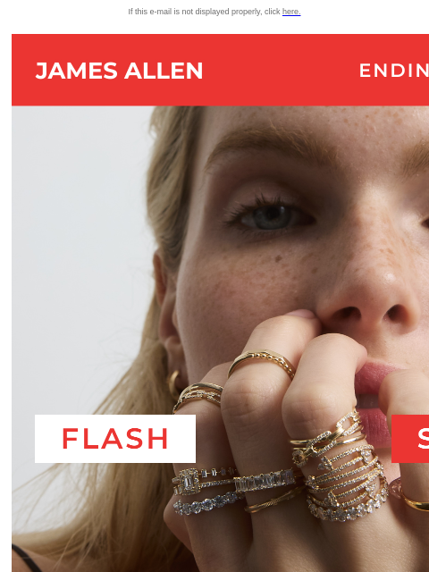 jamesallen newsletter: FINAL HOURS FOR 30% OFF RINGS