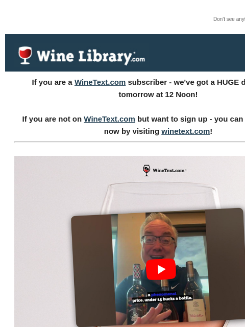 winelibrary newsletter: It's tomorrow! Our 2025 Rose of the Year! Details ...