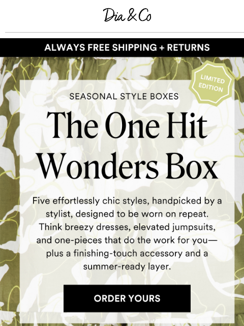 dia newsletter: 🎶 One Hit Wonders Have Arrived 🎶