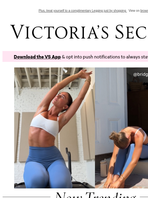 victoriassecret newsletter: Influencers Love These NEW Sports Bras
