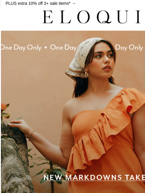 eloquii newsletter: EXTRA 60% OFF SALE TODAY ONLY