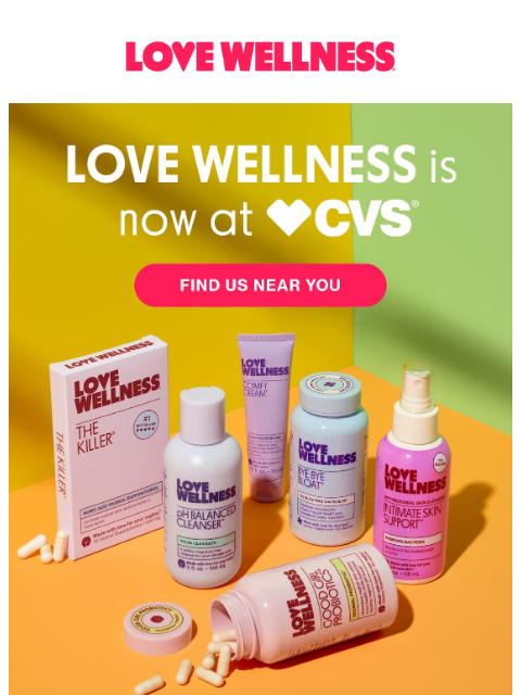 lovewellness newsletter: Oh hello, CVS! 🩷