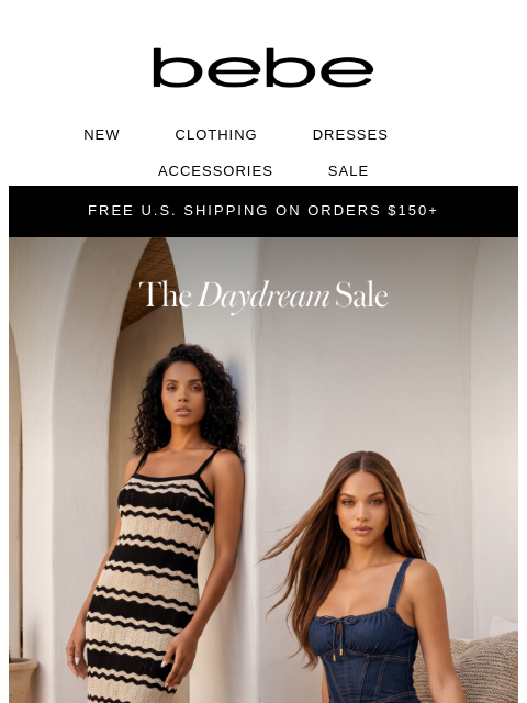 bebe newsletter: The Daydream Sale Continues