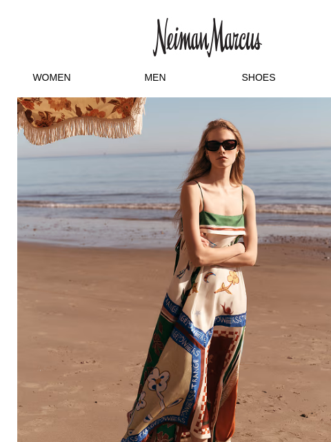 neimanmarcus newsletter: Chic looks for warm getaways