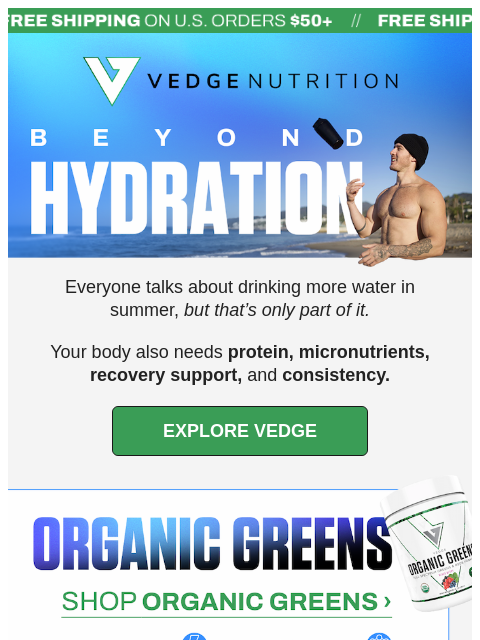 vedgenutrition newsletter: 🌞 Summer Wellness Supplements