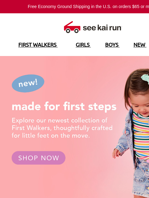 seekairun newsletter: Made for First Steps, Only Here for the Season.