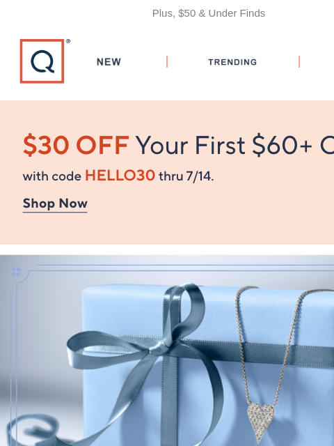 qvcemail newsletter: Up to 30% Off! Black Friday in July