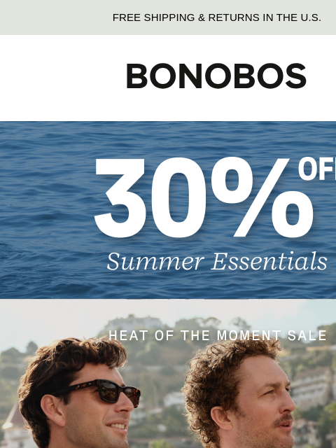 bonobos newsletter: Hot Deal: Shirts From $49