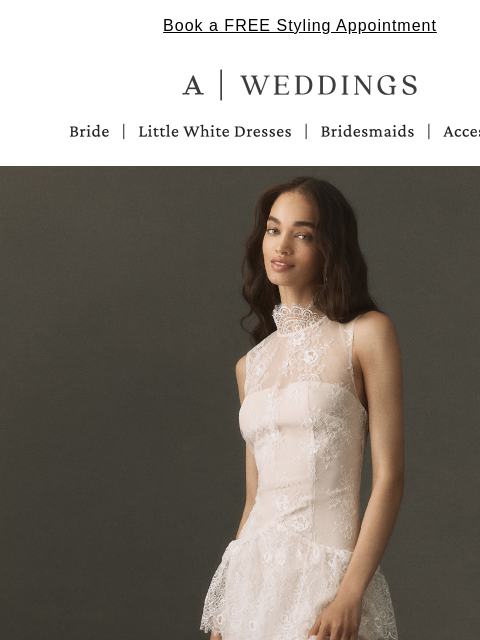anthropologie newsletter: LACE: Old world, New looks.